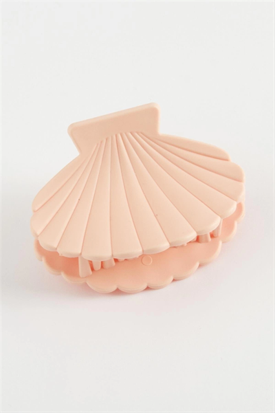 İstiridye Renkli Mandal Toka 6 cm