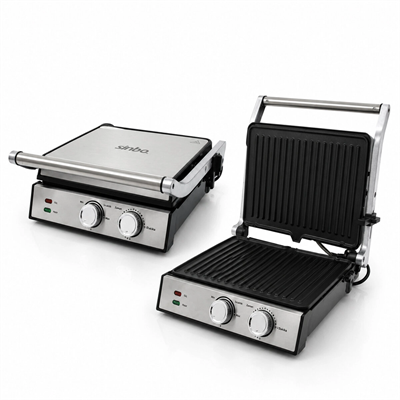 Izgara Ve Tost Makinesi 4 Dilim Yapışmaz Yüzey 2000w Ssm-2598 Bx40