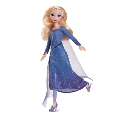 JBG53 Disney Karlar Ülkesi Buz Pateni Temalı Elsa Bebek
