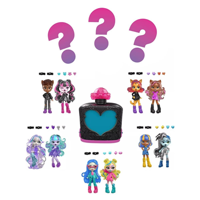 JCY18 Monster High Sürpriz İksiler -  Havalı Arkadaşlar Serisi