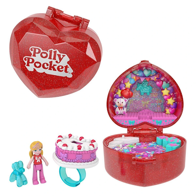JGK21 Polly Pocket Mattel 80. Yıl Yüzük Kutusu