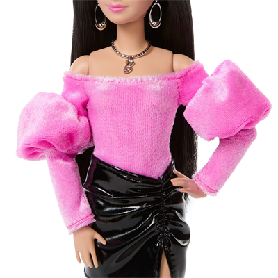 JJN76  DELUXE STYLE - Siyah Metalik Elbise