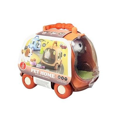JND-6802 Taşıma Araba Çantalı Hareketli Pilli Köpek Set - Stokta Olan Renk Gönderilir