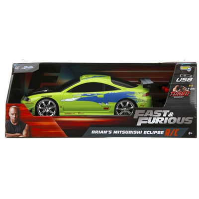 Jada 1:16 Uzaktan Kumandalı Fast . Furious RC 1995 Mitsubishi Eclipse