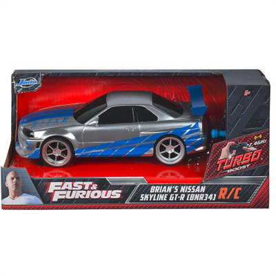 Jada 1/24 Uzaktan Kumandalı Fast . Furious Nissan Skyline GTR