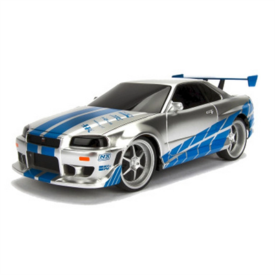 Jada 1/24 Uzaktan Kumandalı Fast . Furious Nissan Skyline GTR