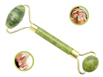 Jade Roler 2li Yeşim Taşı Yüz Masaj Aleti