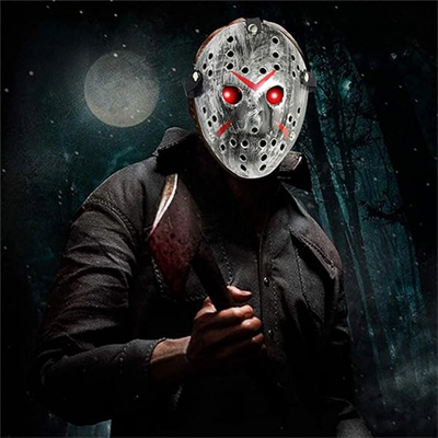 Jason Maskesi Hannibal Maskesi Metal Gümüş Renk 20x25 Cm Bx40