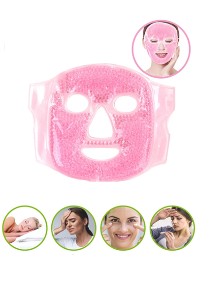 Jel Boncuklu Yüz Maskesi -soğuk Sıcak Jel Yüz Maskesi Buz -sıcak Press