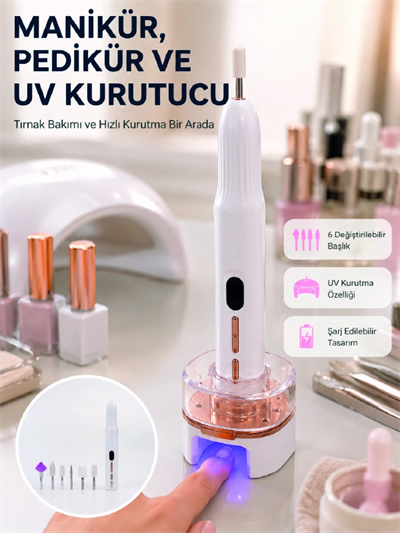 Jel Oje Kurutma ve Tırnak Bakımı Cihazı