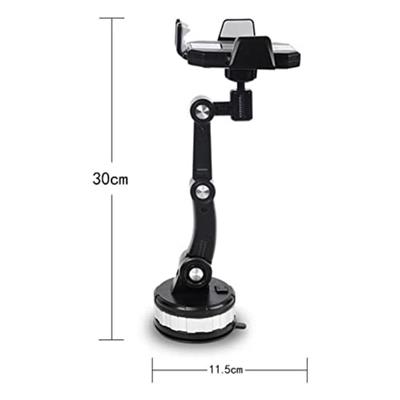 Jel Vantuzlu Cama Takılabilen Güçlü 360 Derece Dönebilen Ayarlanabilir Araç Içi Vantuzlu Telefon Tutucu (3936)