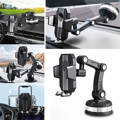 Jel Vantuzlu Cama Takılabilen Güçlü 360 Derece Dönebilen Ayarlanabilir Araç Içi Vantuzlu Telefon Tutucu Bx40