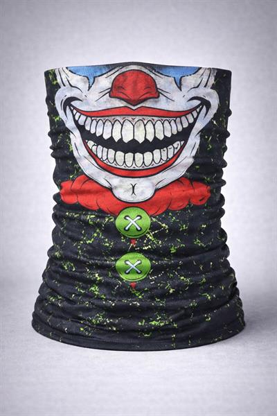 Joker Yüz Baskılı Baf Bandana - Çok Amaçlı Boyunluk Bandana 2 No (3936)