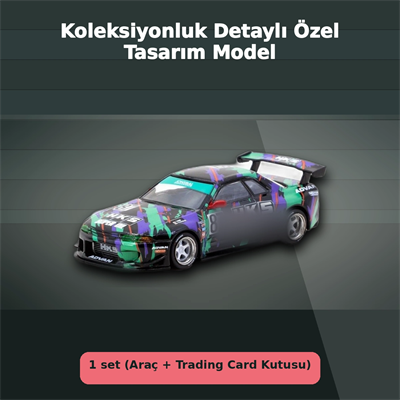Jon Sibal Tasarımı 1/64 Ölçekli Nissan Skyline R32 Widebody HKS Setli Model Araba - Eco Lounge