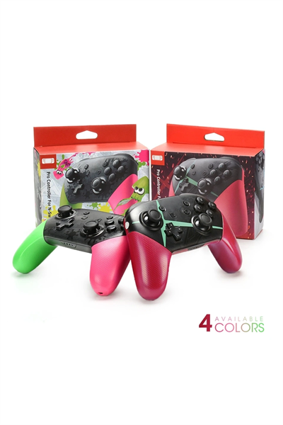 Joystick Bluetooth bağlantılı yeşil renk Nintendo Switch uyumlu kablosuz oyun kolu