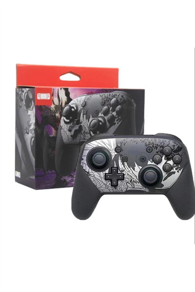 Joystick siyah Bluetooth bağlantılı Nintendo Switch uyumlu kablosuz gamepad oyun kolu