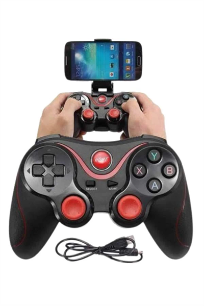 Joystik Gamepad Bluetooth Telefon Tutucu Oyun Kolu Telefon Android Uyumlu