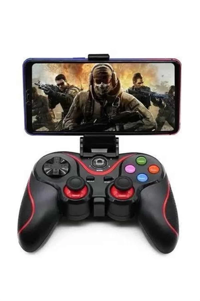 Joystik Gamepad Bluetooth Telefon Tutucu Oyun Kolu Telefon Android Uyumlu