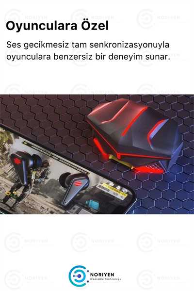 K98 Pro Oyuncu HD Ses Mikrofonlu Işıklı Metal Kasa iOS Android Uyumlu Bluetooth Kablosuz Kulaklık