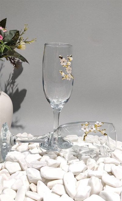 KİRLİNOVA® BAHAR DALI 2 Lİ MEŞRUBAT BARDAĞI