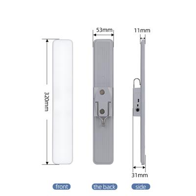 KUMANDALI - ZAMAN - IŞIK GÜCÜ AYARLI METAL ASKILI - USB ŞARJLI LAMBA FENER 20SMD LED (3936)