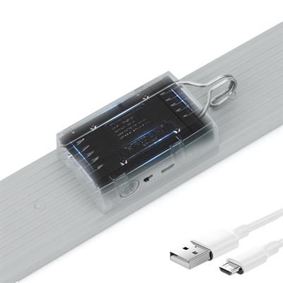 KUMANDALI - ZAMAN - IŞIK GÜCÜ AYARLI METAL ASKILI - USB ŞARJLI LAMBA FENER 20SMD LED (3936)