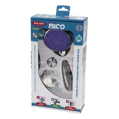 KUTULU AMBALAJ 3İN1 DUŞ SETİ  FONKSİYONLU KROM DUŞ BAŞLIK - METAL DUŞ HORTUM - MAFSAL=ASKI VİDALI (3936)