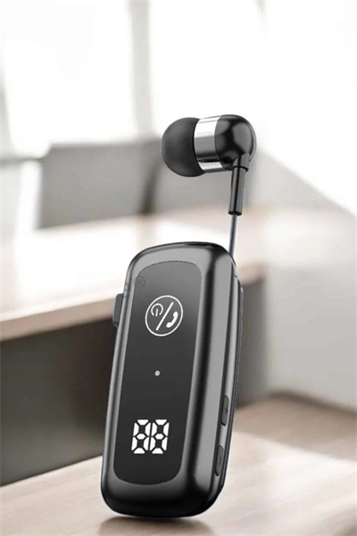 Kablolu Bluetooth Kulaklık Kulak İçi Stereo Mikrofonlu Dijital Göstergeli