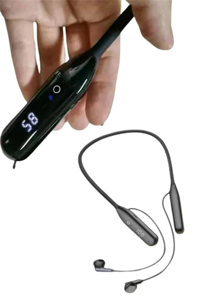 Kablolu Kulak İçi Bluetooth Kulaklık 60 Saat ANC Özellikli Boyun Bantlı