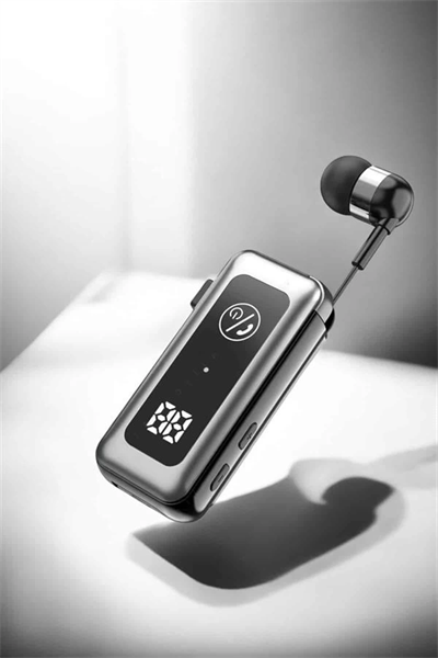 Kablolu Makaralı Bluetooth Kulaklık Uzun Pil Ömrü Dijital Göstergeli