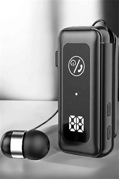 Kablolu Makaralı Bluetooth Kulaklık Uzun Pil Ömrü Dijital Göstergeli
