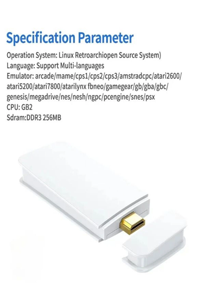 Kablosuz 2 kollu beyaz oyun konsolu 20000 oyunlu 4K HD bluetooth destekli - Elektronik
