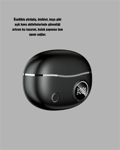 Kablosuz Açık Kulak Kulaklık Bluetooth 5.4 Type-C Hızlı Şarj 30 Saat