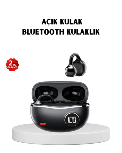 Kablosuz Açık Kulak Kulaklık Bluetooth 5.4 Type-C Hızlı Şarj 30 Saat