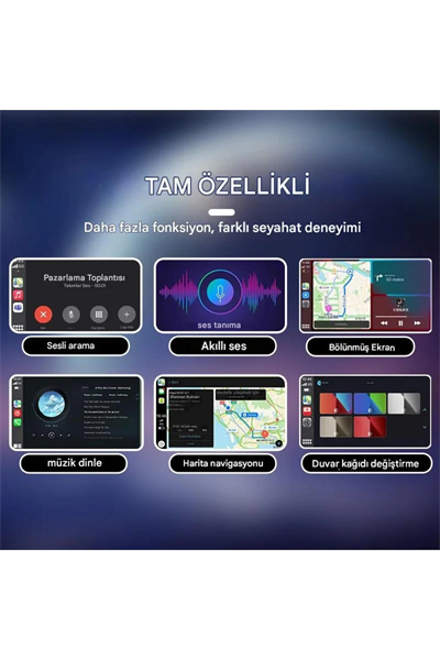 Kablosuz Android Auto/Car Play USB Dongle Cihazı