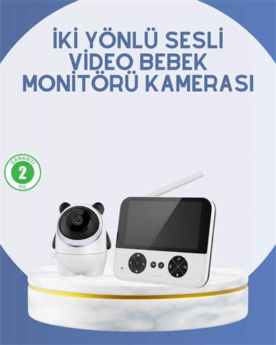 Kablosuz Bebek Monitörü 720P Görüntü ve Geniş Ekran