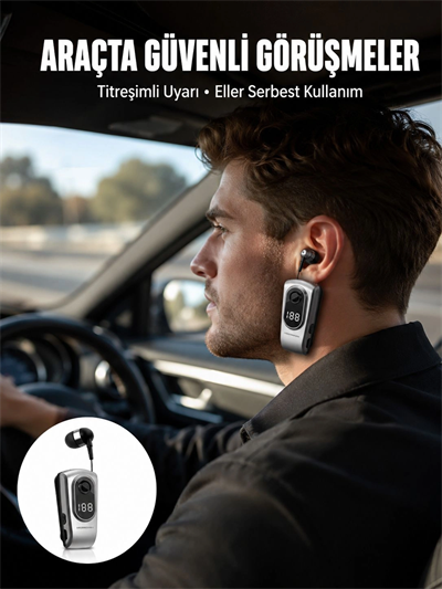 Kablosuz Bluetooth 5.2 Kulaklık – Titreşimli Uyarı ve Uzun Pil Ömrü Yeni Nesil