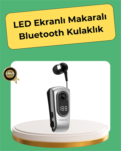 Kablosuz Bluetooth 5.2 Kulaklık – Titreşimli Uyarı ve Uzun Pil Ömrü