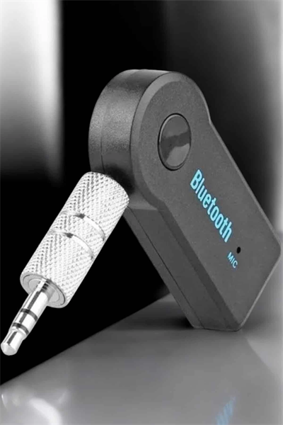 Kablosuz Bluetooth Aux Araç Kiti Siyah Hafıza Kartlı