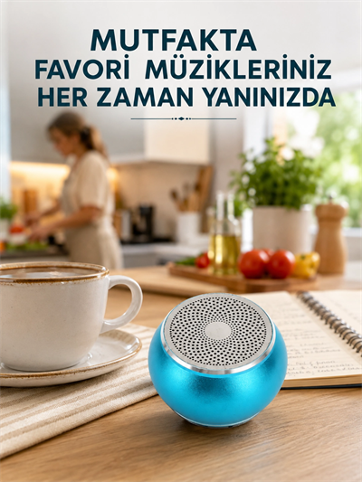 Kablosuz Bluetooth Hoparlör | 2-3 Saat Kesintisiz Müzik Keyfi Yeni Nesil