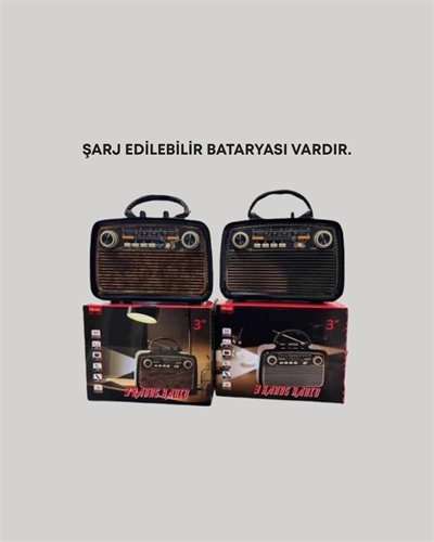 Kablosuz Bluetooth Hoparlör – Yüksek Ses Kalitesi, Uzun Pil Ömrü, FM ve AM Radyo Fonksiyonu