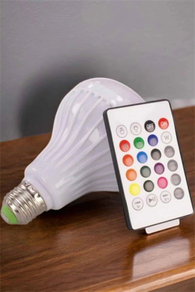 Kablosuz Bluetooth Hoparlör Led Lamba