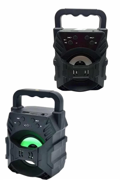 Kablosuz Bluetooth Hoparlör Ses Bombası RGB Işıklı Taşınabilir Yüksek Ses Kaliteli