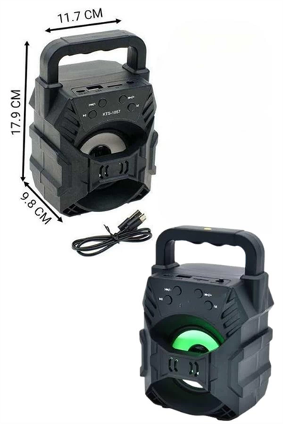 Kablosuz Bluetooth Hoparlör Ses Bombası RGB Işıklı Taşınabilir Yüksek Ses Kaliteli