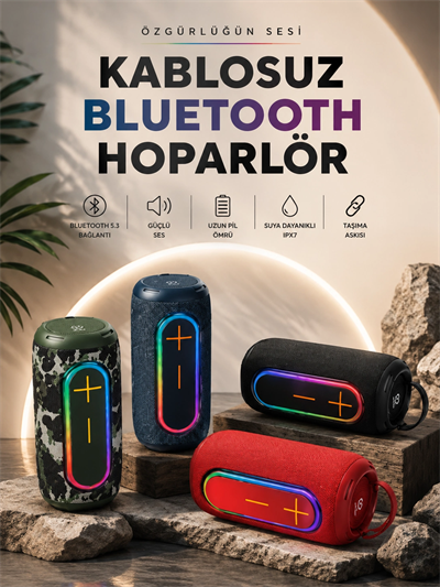 Kablosuz Bluetooth Hoparlör Taşınabilir