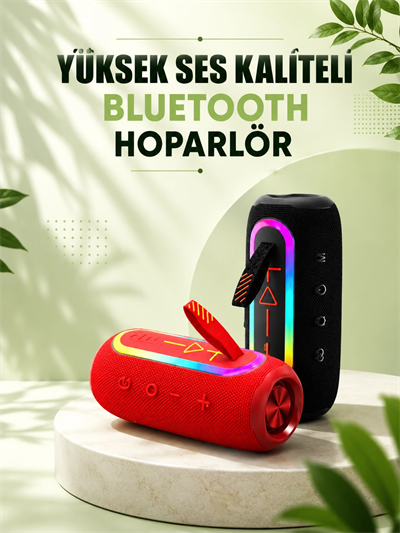 Kablosuz Bluetooth Hoparlör Uzun Pil Ömrü Taşınabilir