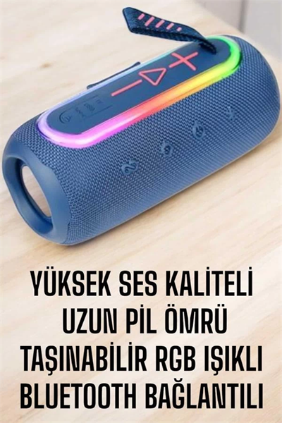 Kablosuz Bluetooth Hoparlör Uzun Pil Ömrü Taşınabilir