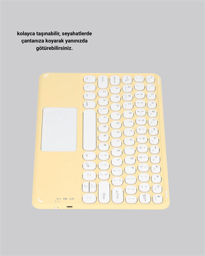 Kablosuz Bluetooth Klavye – Slim Taşınabilir Tasarım