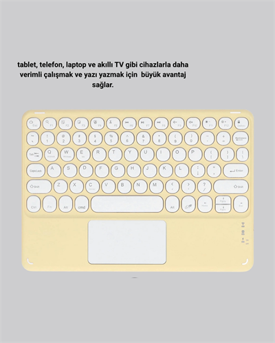 Kablosuz Bluetooth Klavye – Slim Taşınabilir Tasarım