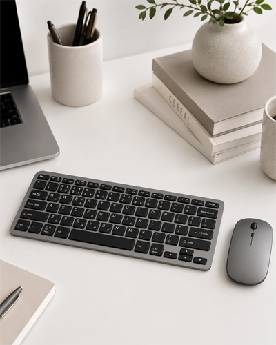 Kablosuz Bluetooth Klavye Mouse Seti Şarjlı Tablet Laptop Uyumlu